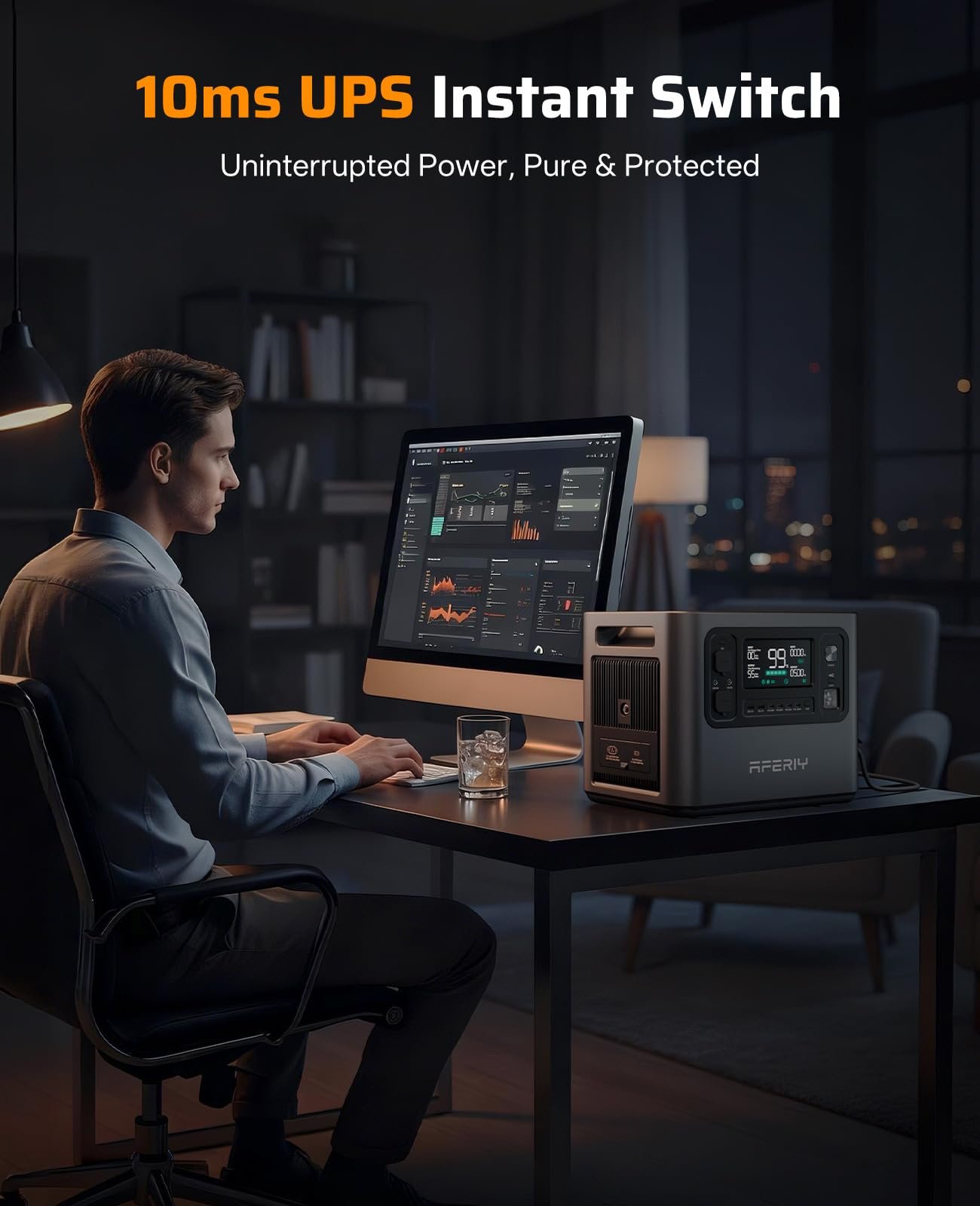 AFERIY P210 Portable Power Station – 2048Wh, 2400W Output
