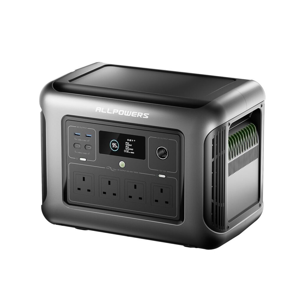 ALLPOWERS R1500 LITE Portable Power Station – 1056Wh, 1800W Output, LiFePO4