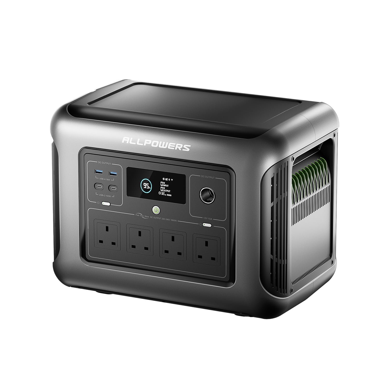 ALLPOWERS R1500 LITE Portable Power Station – 1056Wh, 1800W Output, LiFePO4