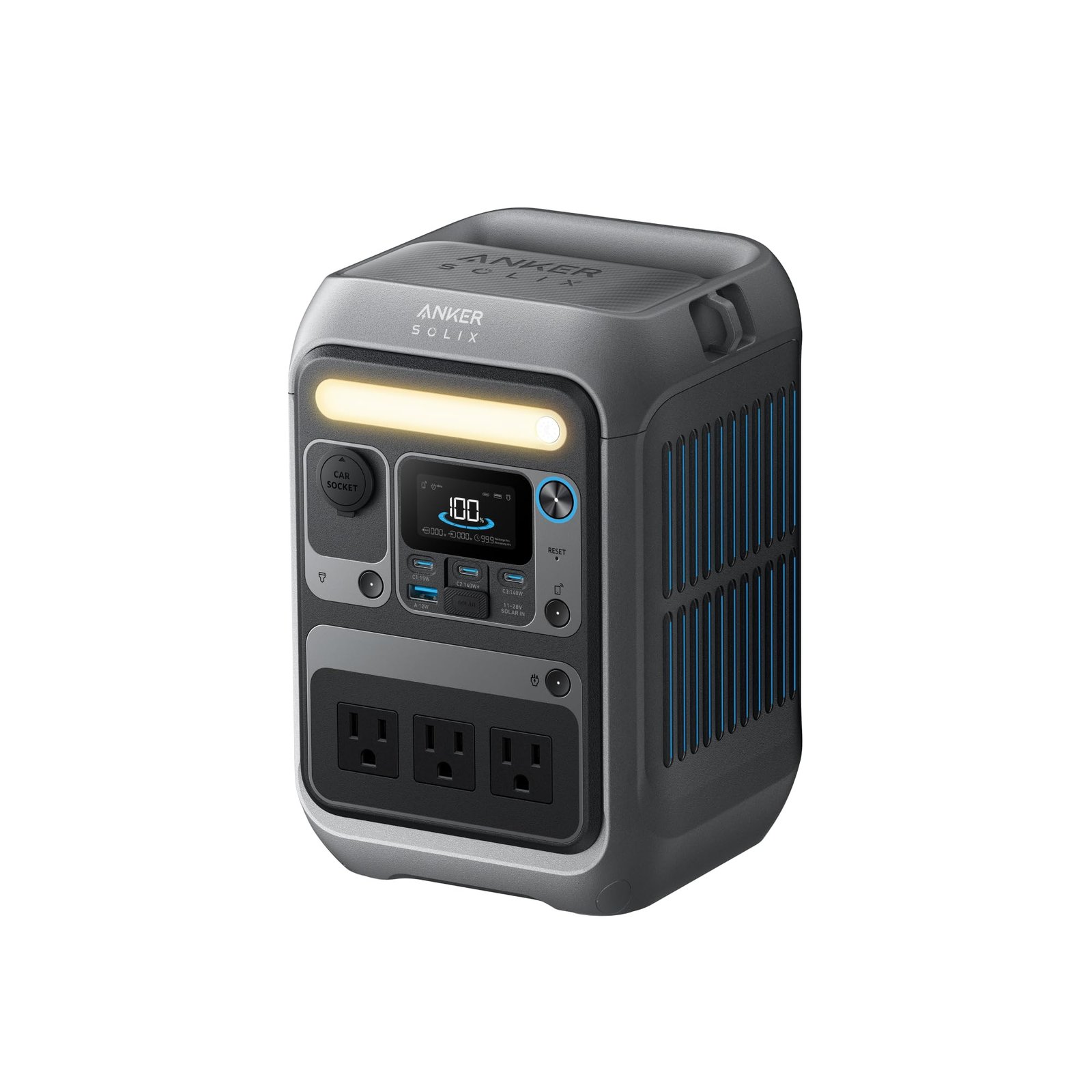 Anker SOLIX C300 Portable Power Station – 288Wh, for Camping