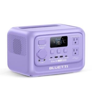 BLUETTI Elite 30 V2 Portable Power Station – 288Wh, 600W Output, LiFePO4