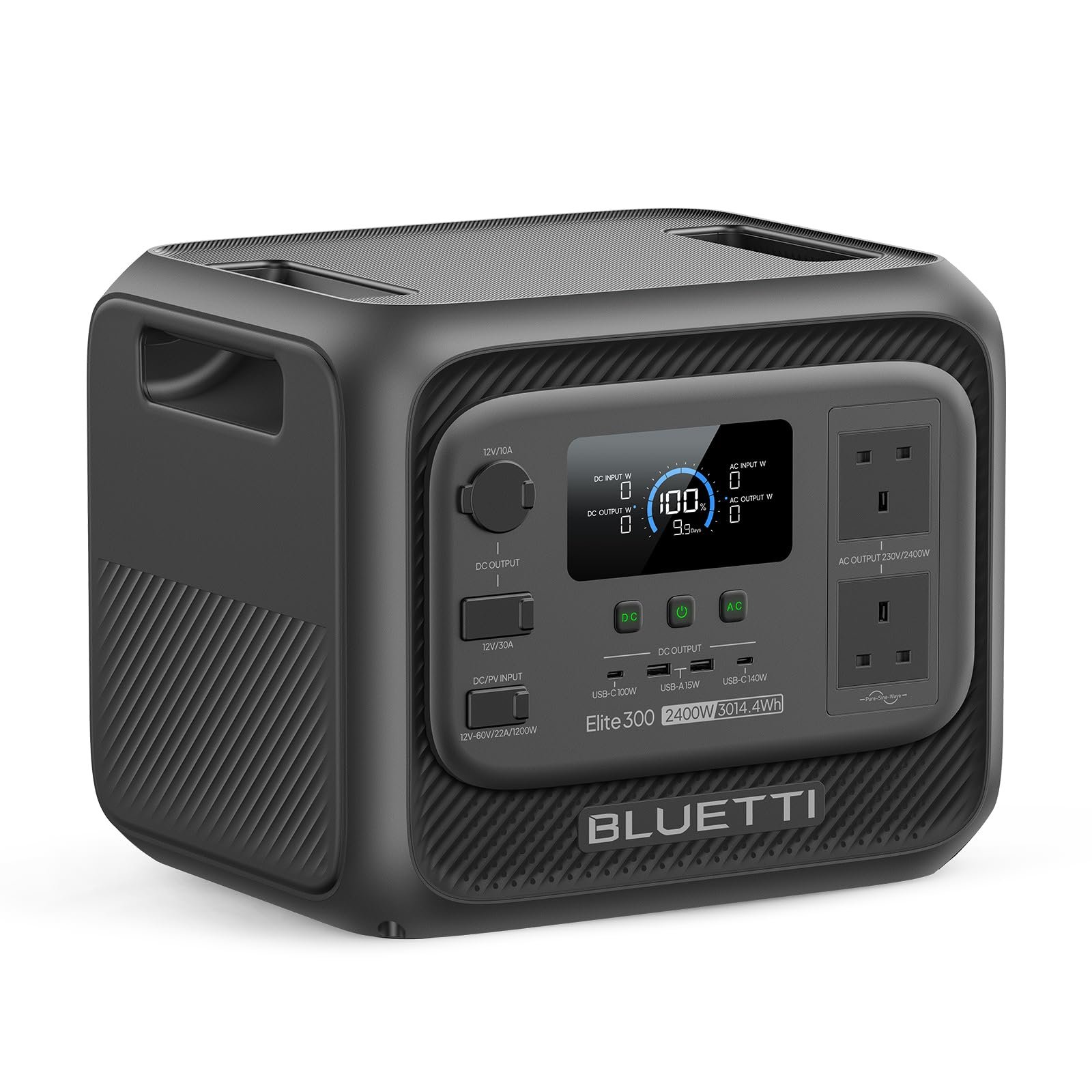 BLUETTI Elite 300 Portable Power Station – 3014Wh, 2400W Output, LiFePO4