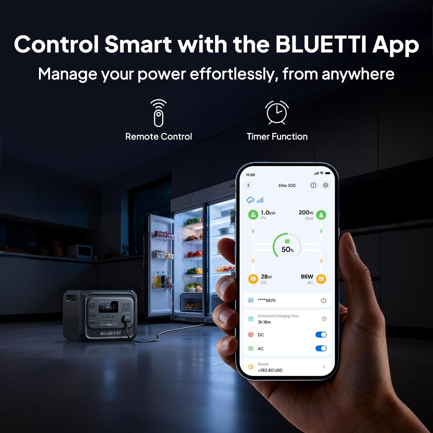BLUETTI Elite 300 Portable Power Station – 3014Wh, 2400W Output, LiFePO4