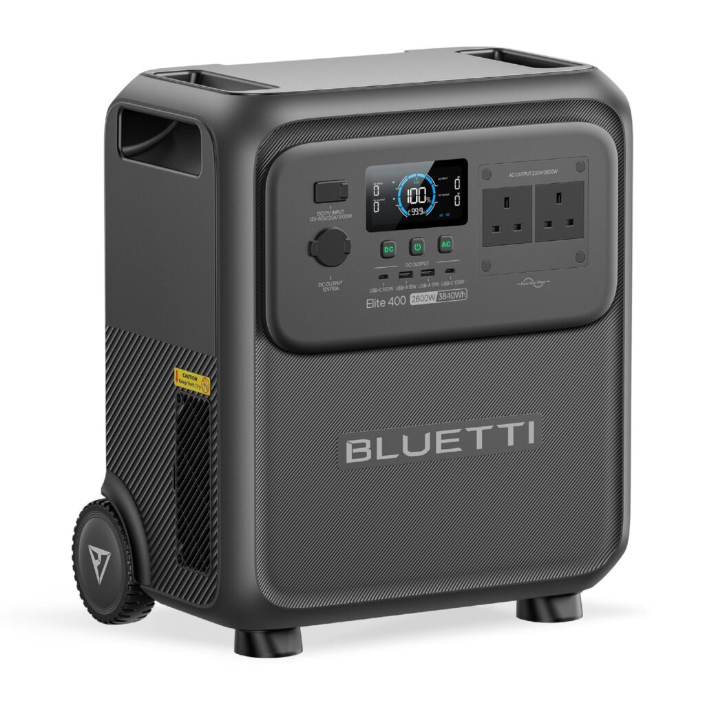 BLUETTI Elite 400 Portable Power Station – 3840Wh, 2600W Output, LiFePO4