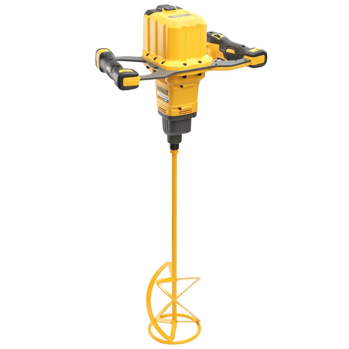 DeWalt DCD240X2 54V FlexVolt Brushless Paddle Mixer – 2 x 9.0Ah Batteries, Charger & Kit Bag