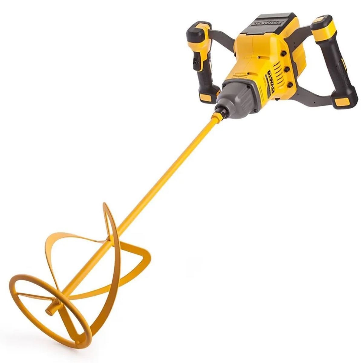 DeWalt DCD240X2 54V FlexVolt Brushless Paddle Mixer – 2 x 9.0Ah Batteries, Charger & Kit Bag