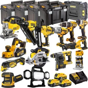 DeWalt DEWKIT14 18V 14-Piece Cordless Power Tool Kit – 3 x 5.0Ah Batteries