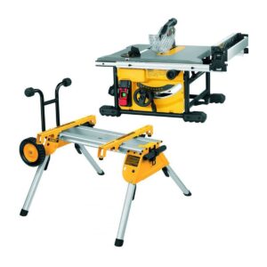 DeWalt DWE7485 110V 210mm Compact Table Saw 1700W – DE7400 Stand