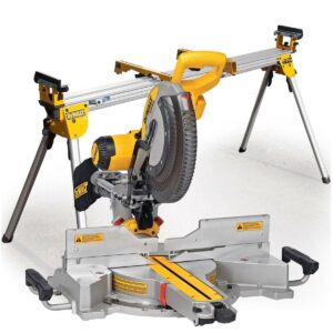 DeWalt DWS780 240V 305mm Sliding Compound Mitre Saw 1675W – Universal Leg Stand