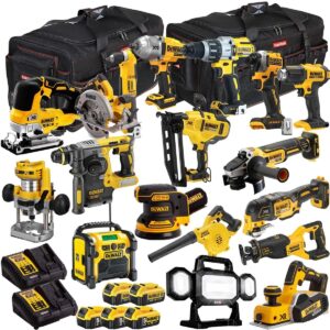 DeWalt T4TKIT-1083 18V 18-Piece Cordless Combo Kit – 5 x Batteries & Charger