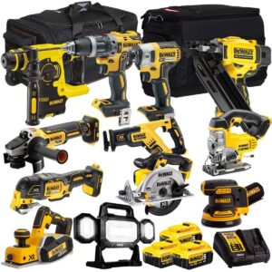 DeWalt T4TKIT-8064 18V 12-Piece Cordless Power Tool Kit – 3 x 5.0Ah Batteries & Charger