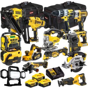 DeWalt T4TKIT-998 18V 14-Piece Cordless Power Tool Kit – 3 x 5.0Ah Batteries & Charger
