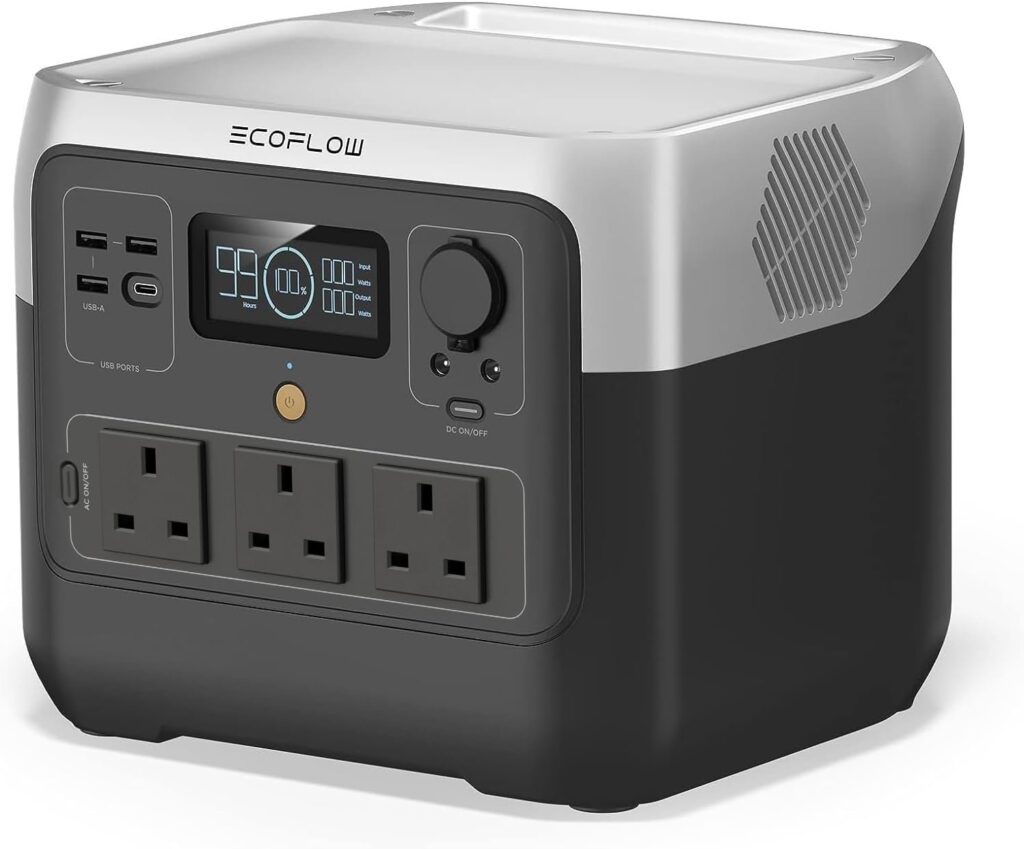 EcoFlow RIVER 2 Pro Portable Power Station – 768Wh, 800W Output, 1600W Peak, LiFePO4