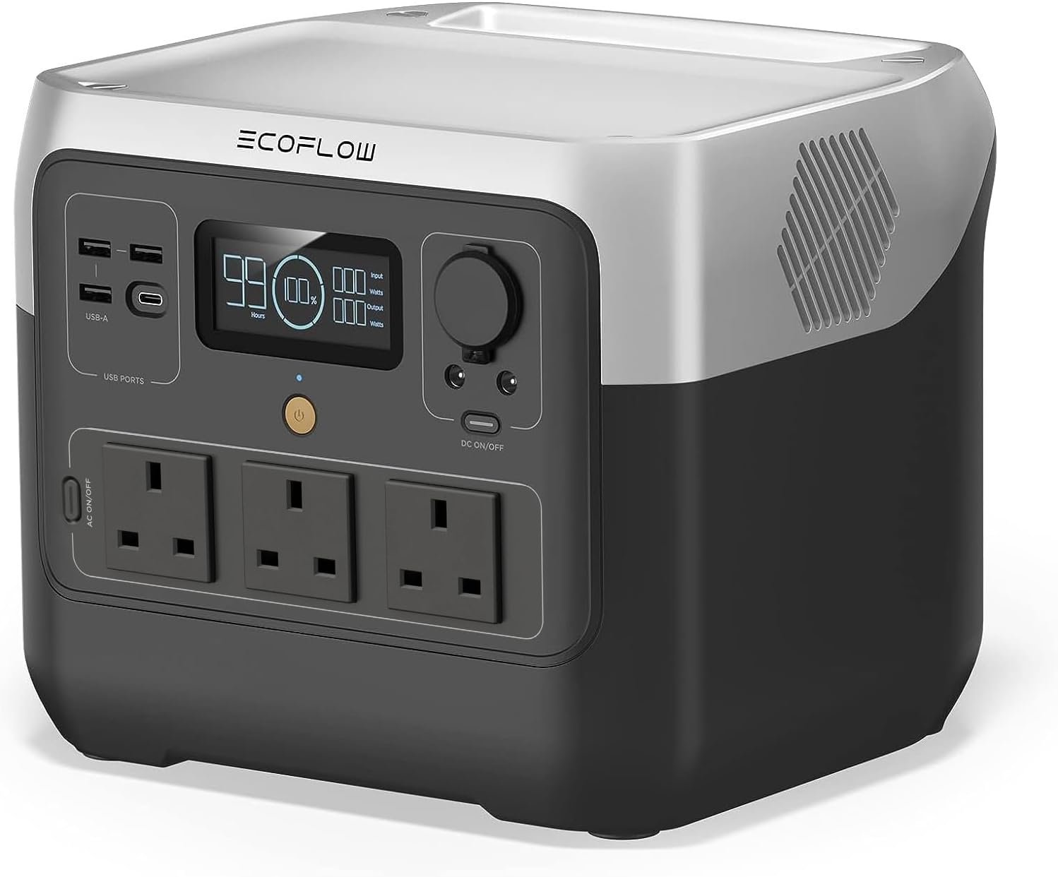 EcoFlow RIVER 2 Pro Portable Power Station – 768Wh, 800W Output, 1600W Peak, LiFePO4