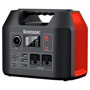 EnginStar Portable Power Station – 296Wh, 300W Output