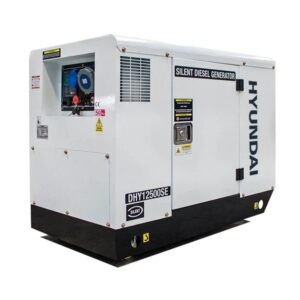 Hyundai 10kW Silenced Standby Diesel Generator – 12.5kVA, 230V