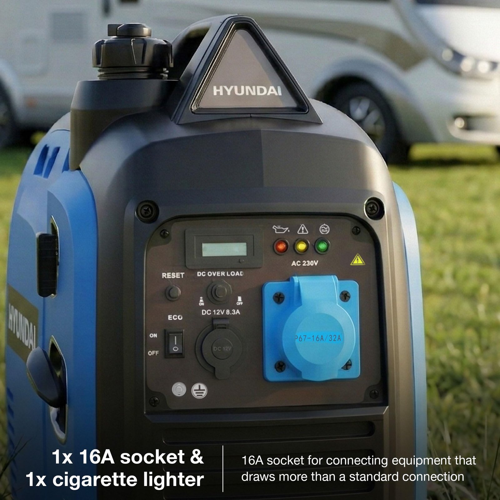 Hyundai 3.3kW Petrol Inverter Generator