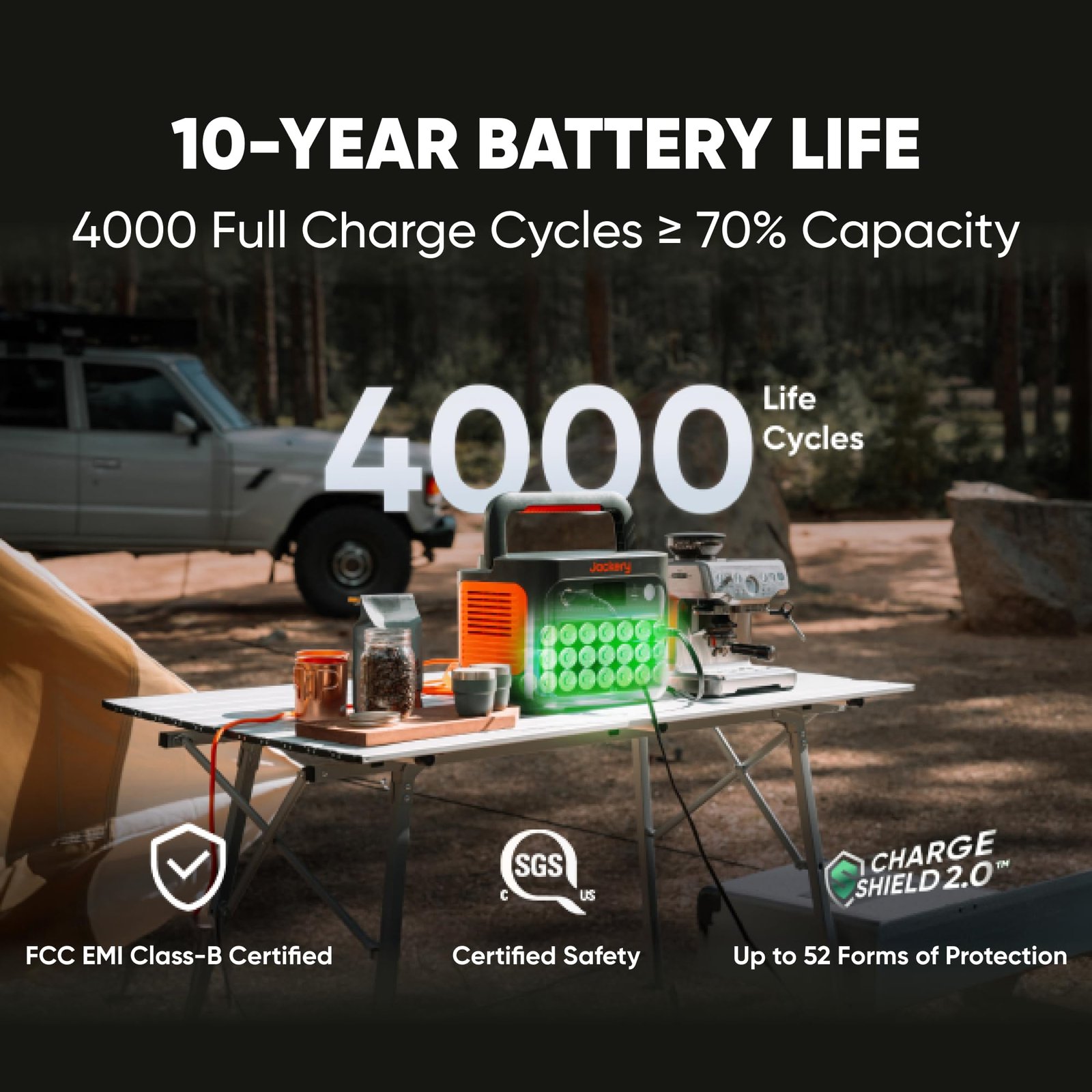 Jackery Explorer 1000 v2 Portable Power Station – 1070Wh, 1500W Output, LiFePO4