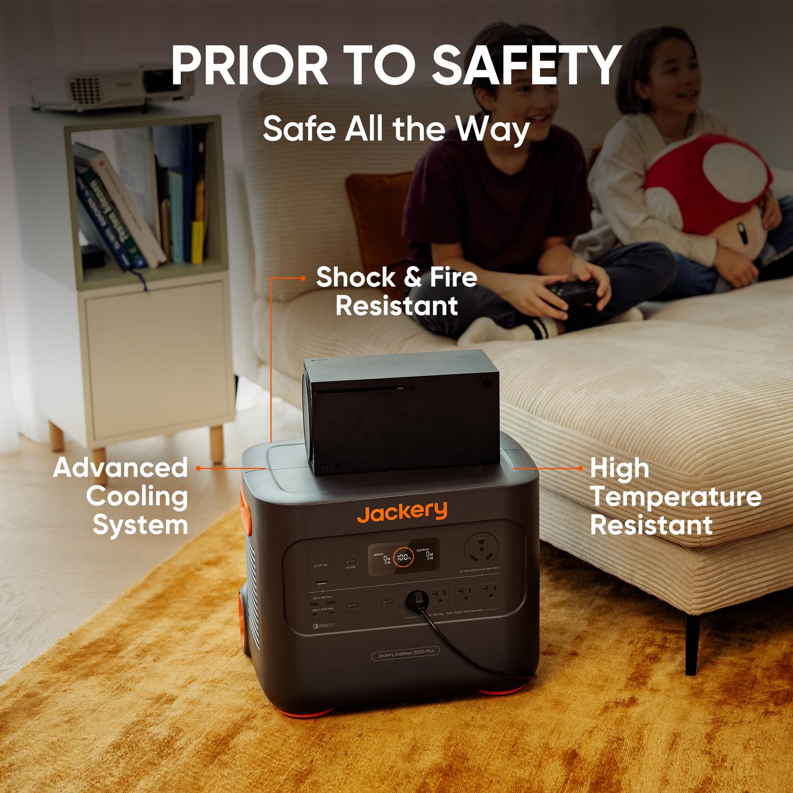 Jackery Explorer 2000 Plus Portable Power Station – 2042Wh, 3000W Output