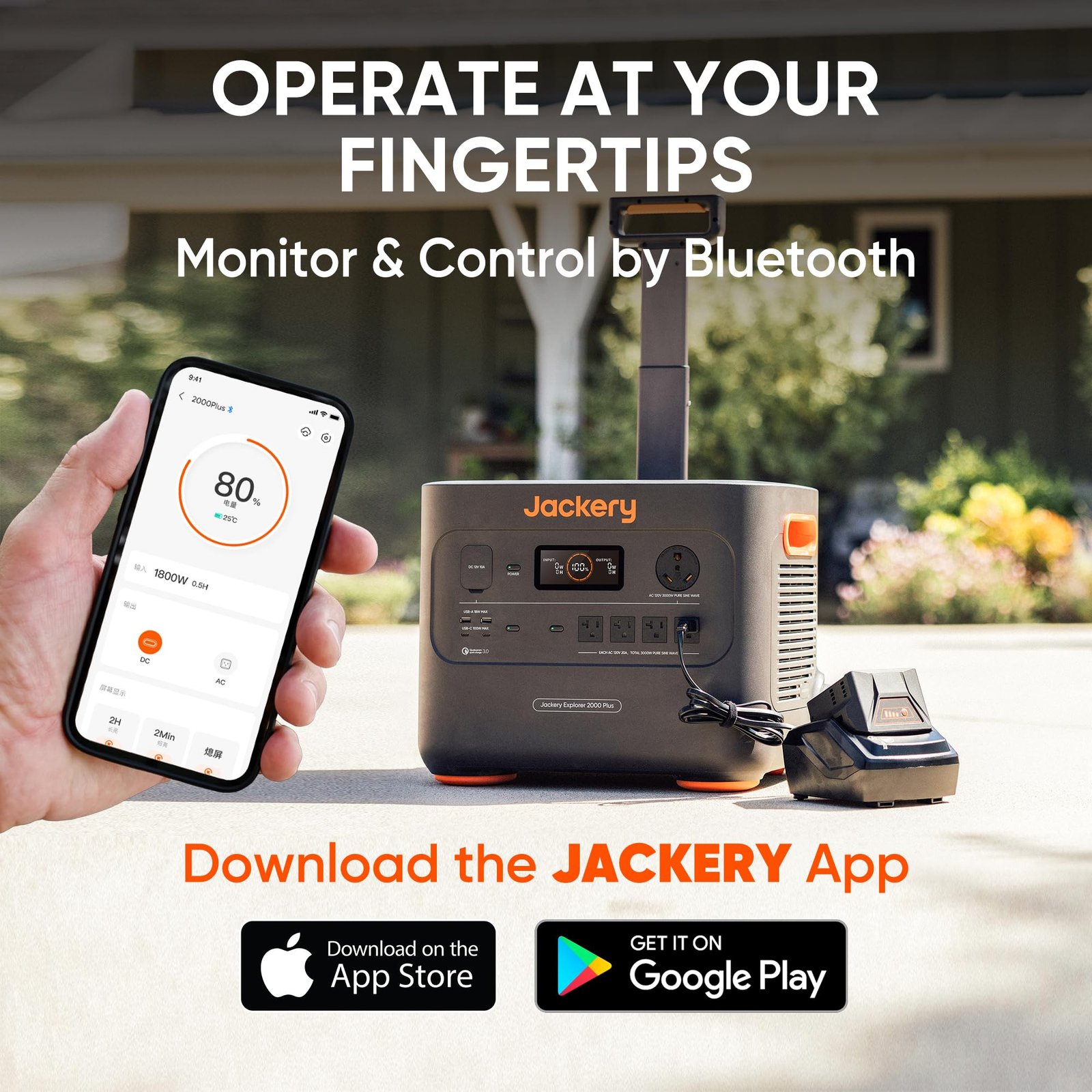 Jackery Explorer 2000 Plus Portable Power Station – 2042Wh, 3000W Output