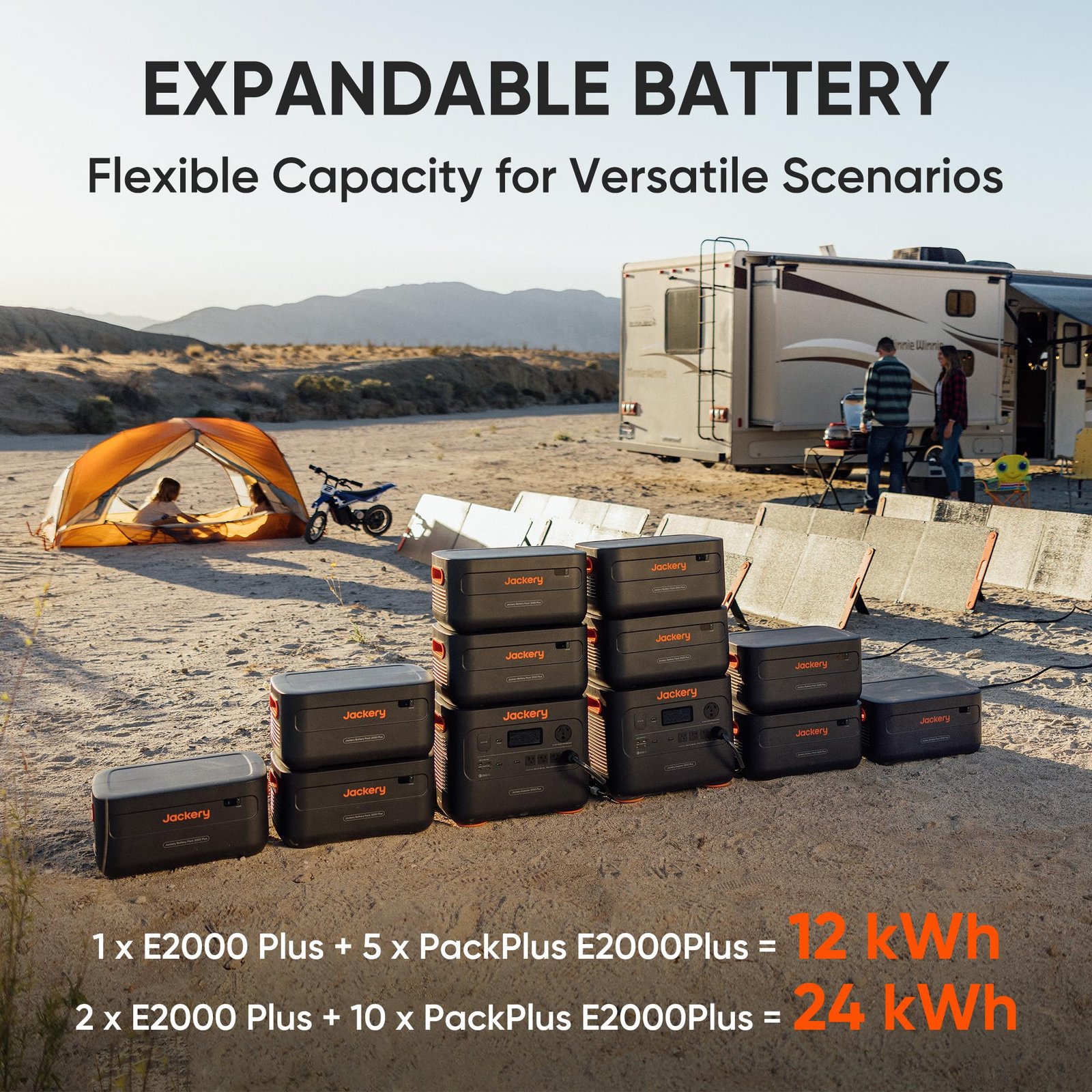Jackery Explorer 2000 Plus Portable Power Station – 2042Wh, 3000W Output