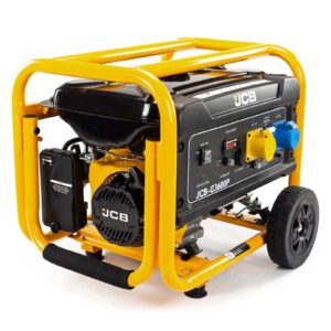 JCB G3600P 3.6kW Site Petrol Generator – 115V/230V, 224cc