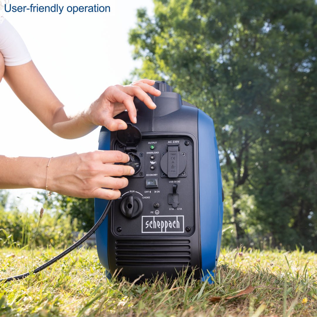 Scheppach SG2500i 1.6kW Portable Petrol Inverter Generator