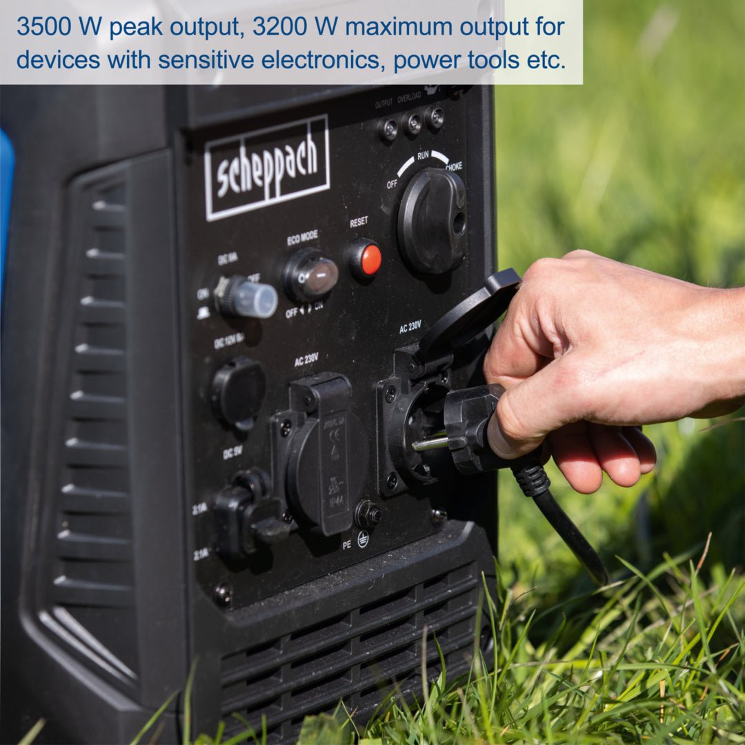 Scheppach SG3500i 3kW Portable Petrol Inverter Generator
